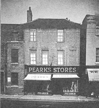 Pearks Stores, 3-storey brick built property