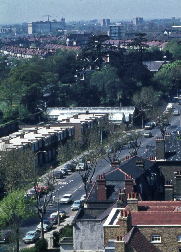 View of Boston Manor Road & House and the M4 viaduct