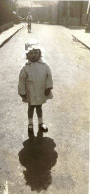 Young girl in Catherine Wheel Yard