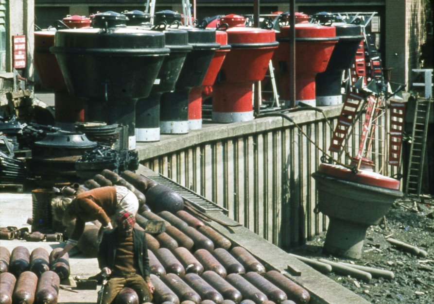 AGA gas cylinders and buoys