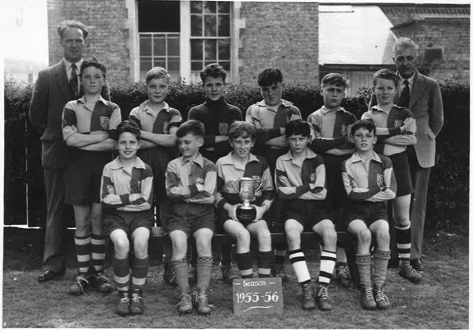 St Lawrence with St Pauls School Football Team, 1955-56