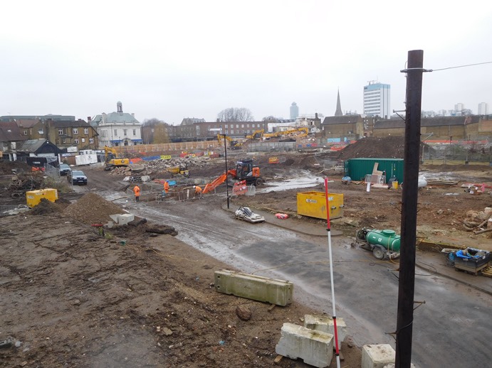 New Brentford development - site cleared