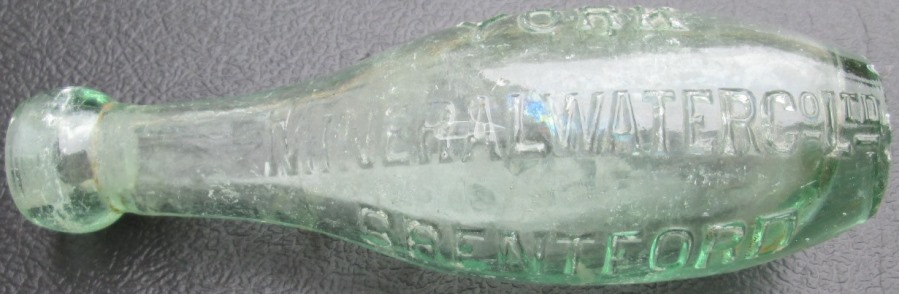 Dumpy mineral water bottle