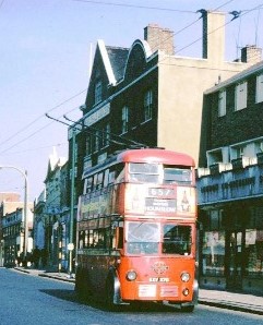 Trolley bus, High Street