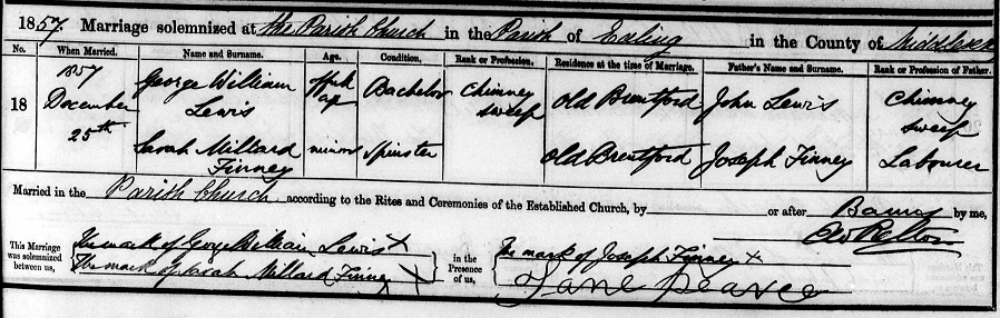 Marriage certificate