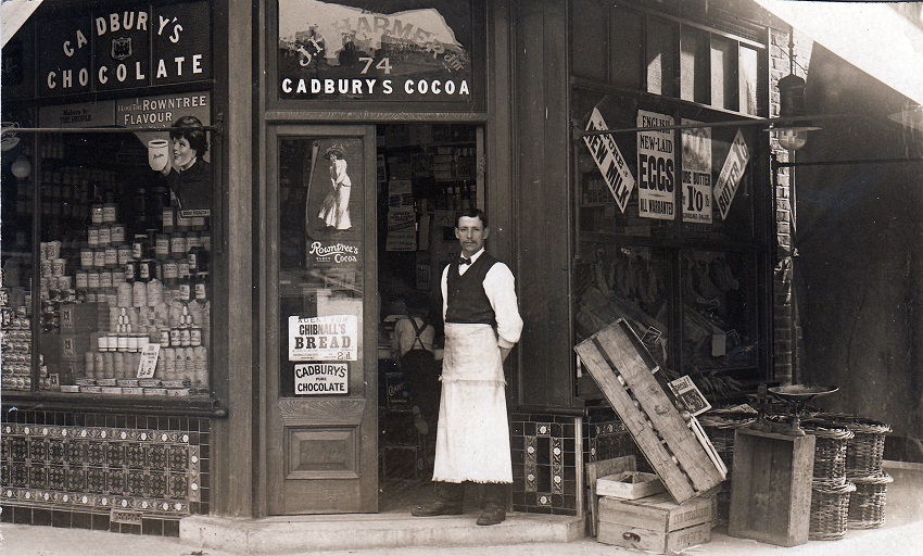 J H Harmer corner shop
